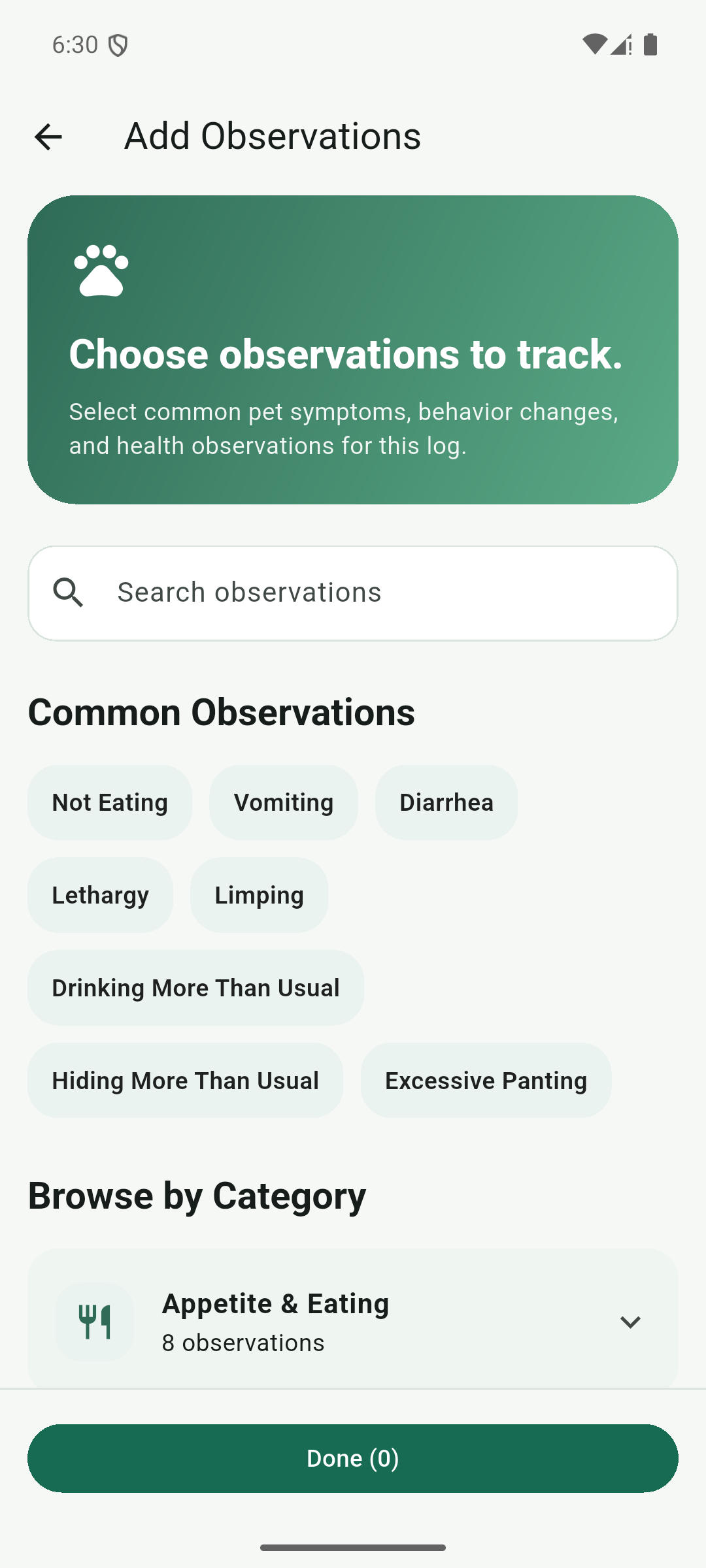 Add Observations